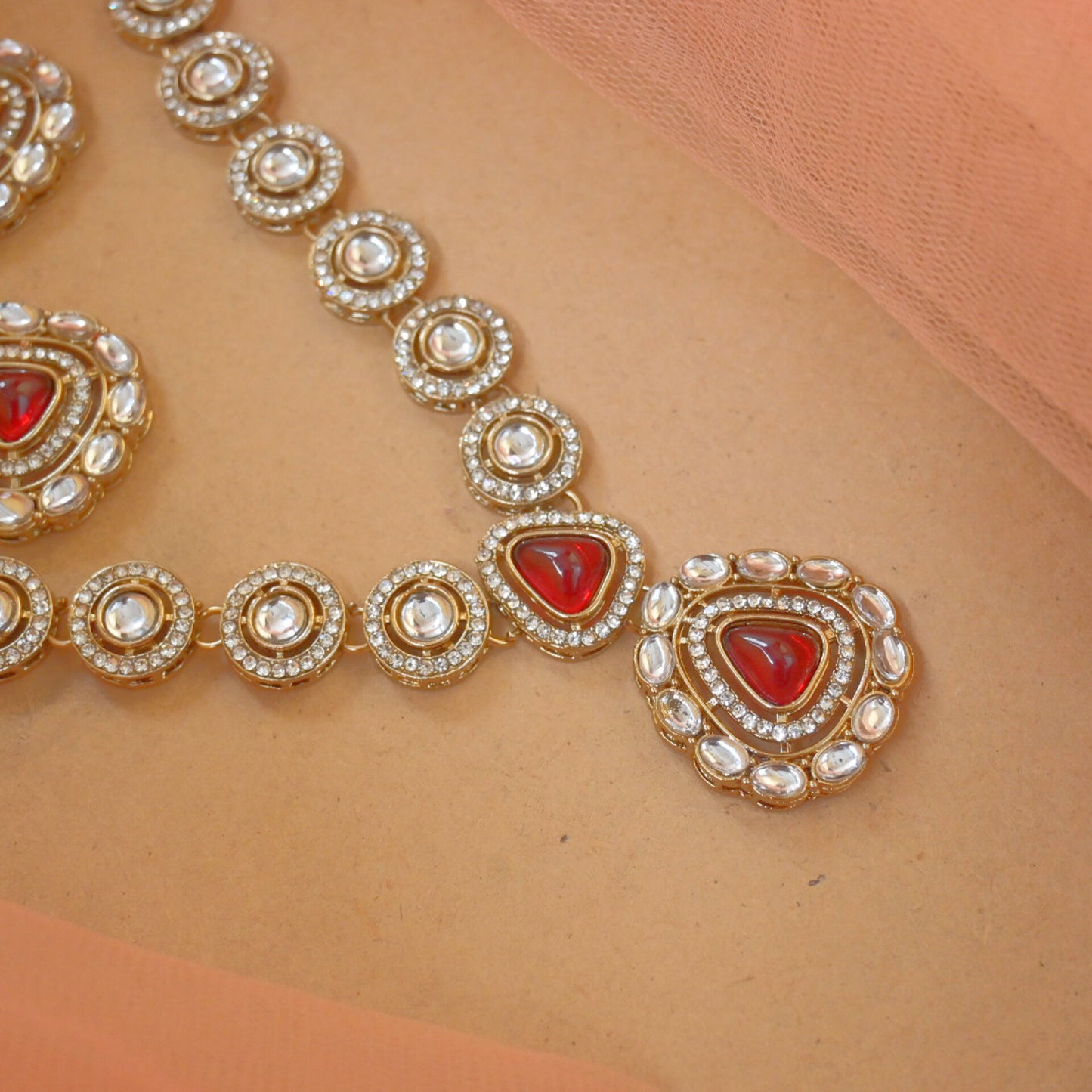 Samaira Polki Style Necklace Set