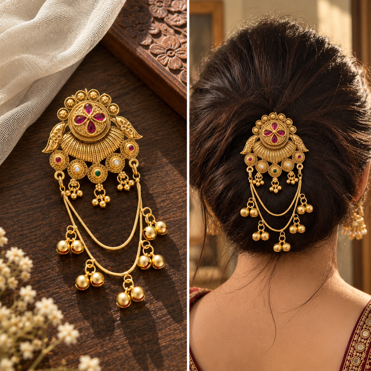 Heritage Wear Hair Broach for Her