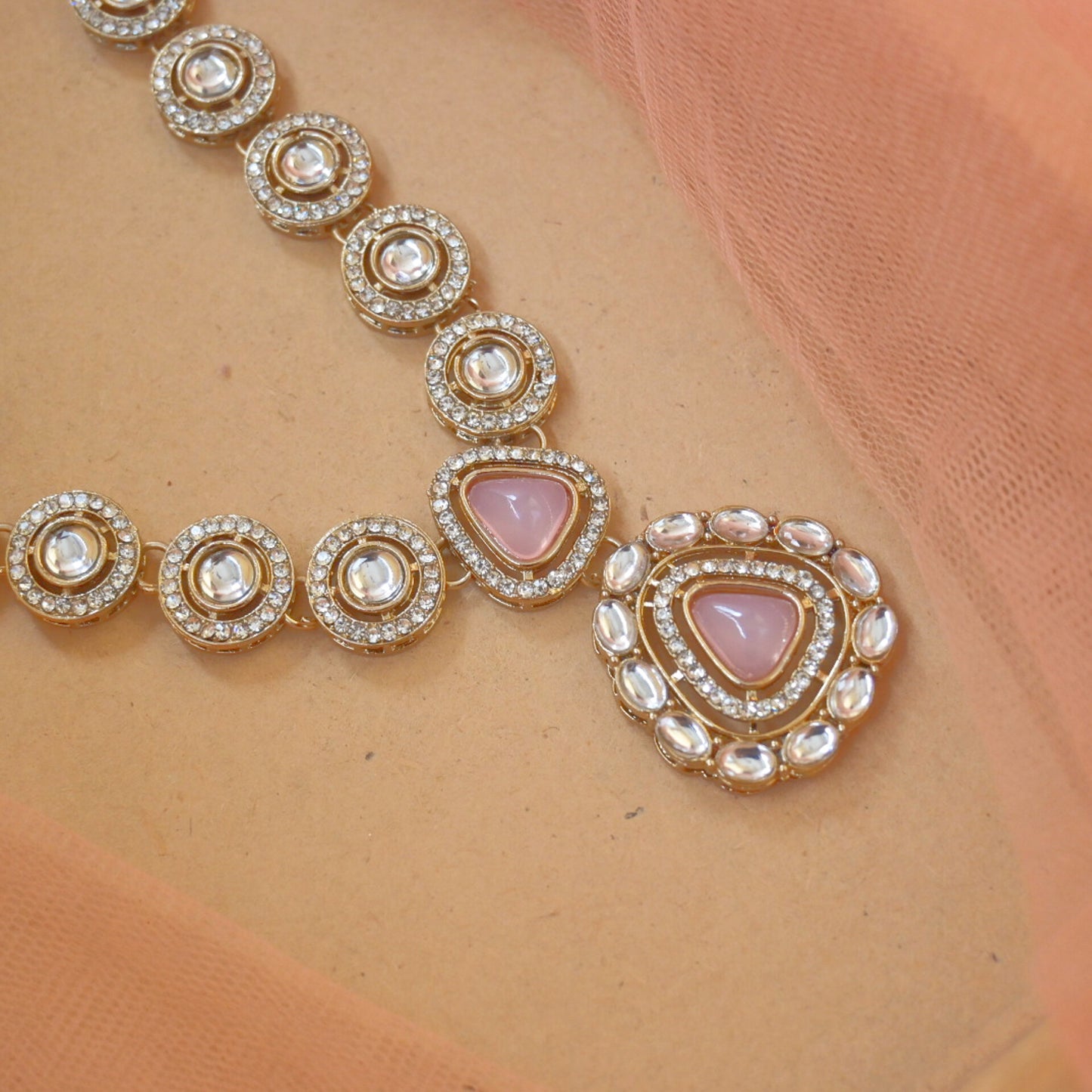 Samaira Polki Style Necklace Set