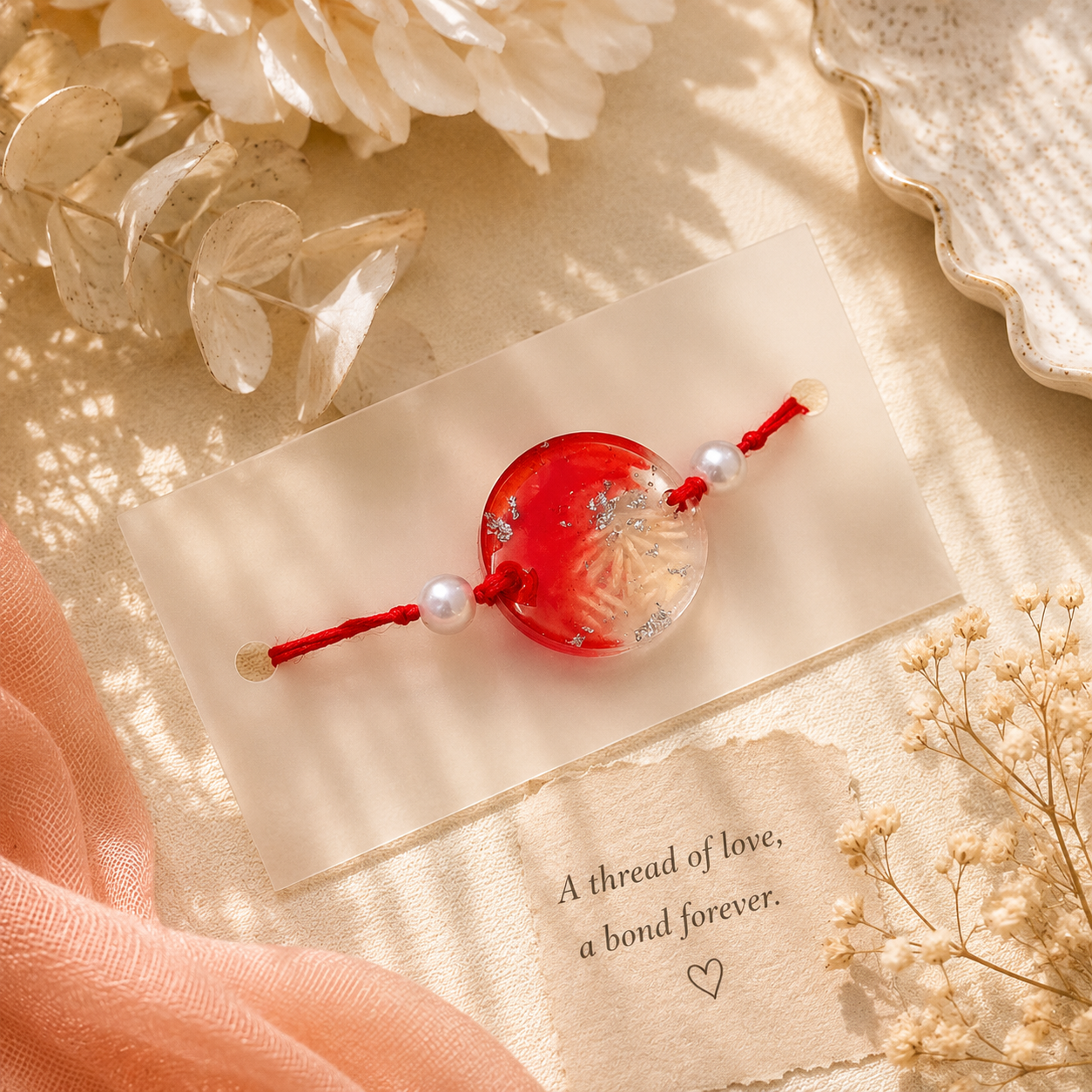 Resin Rakhi - Round