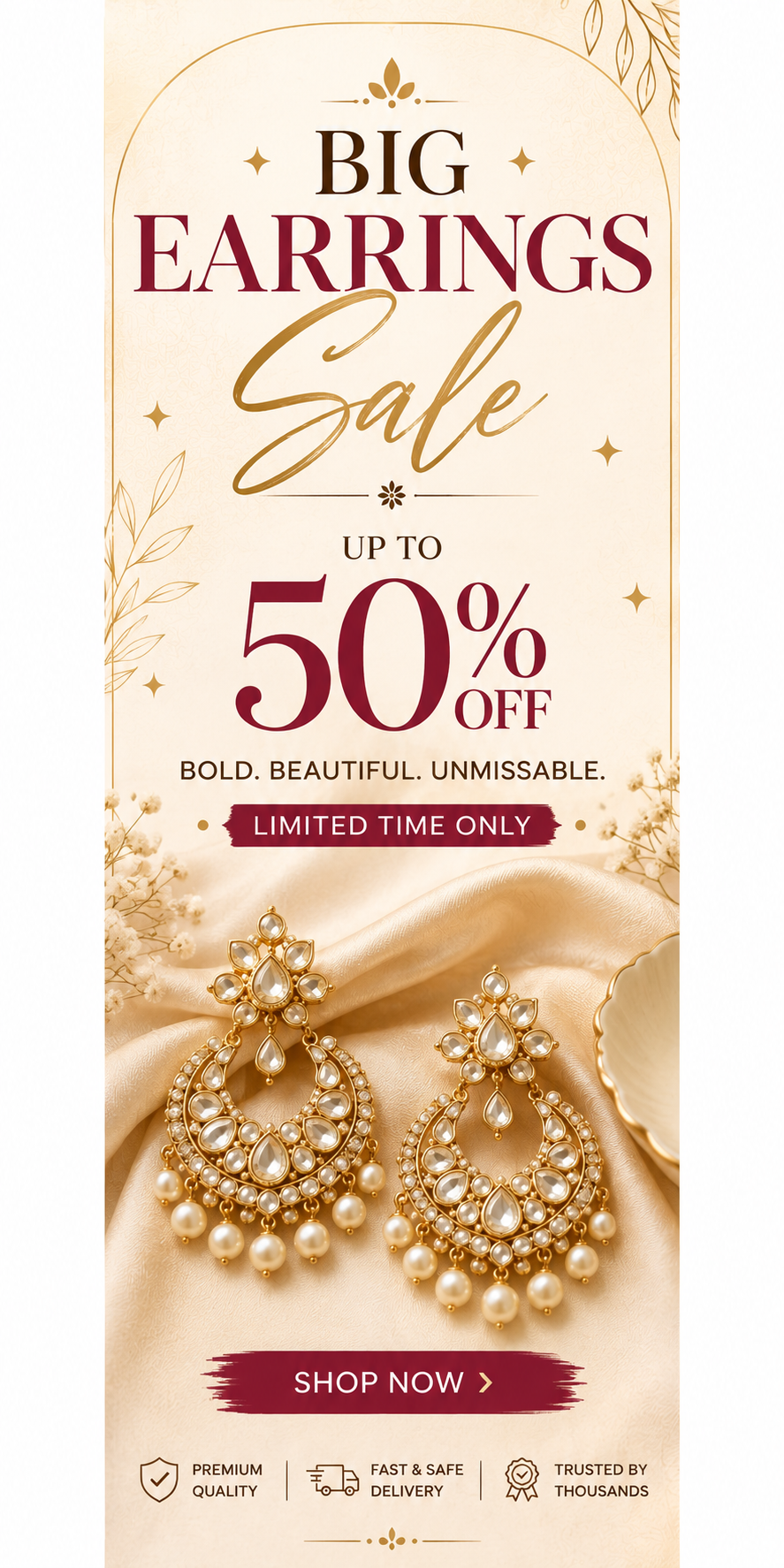 BIG EARRINGS SALE