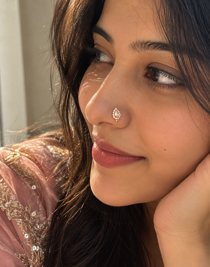Pearl Drop AD Small Size Nath