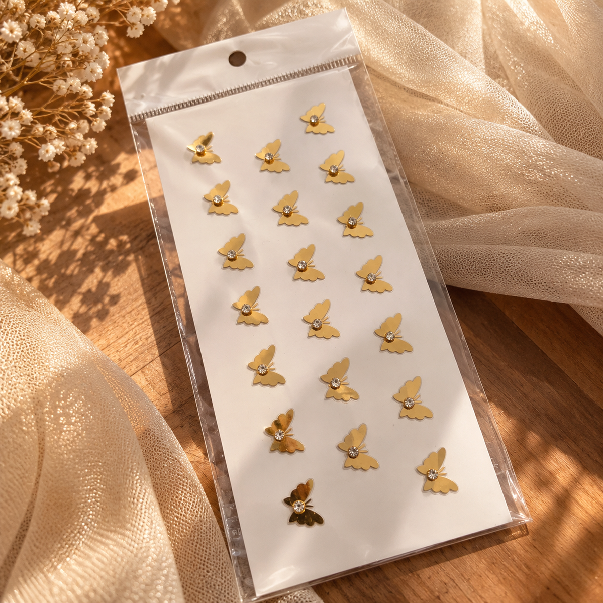 Butterfly Foil Hand Mehendi Sticker