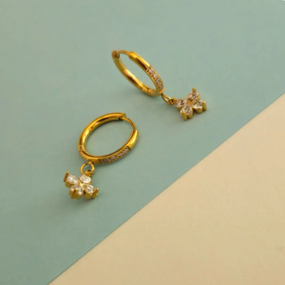 Golden AD Hoops