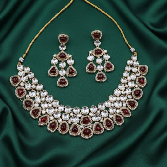 Grisha Premium Neckset with Earrings Teeka