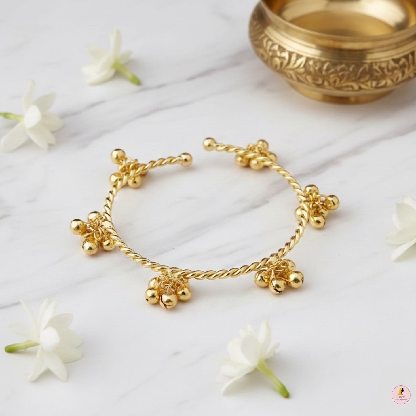 Gold Plated Ghungaroo Bangles