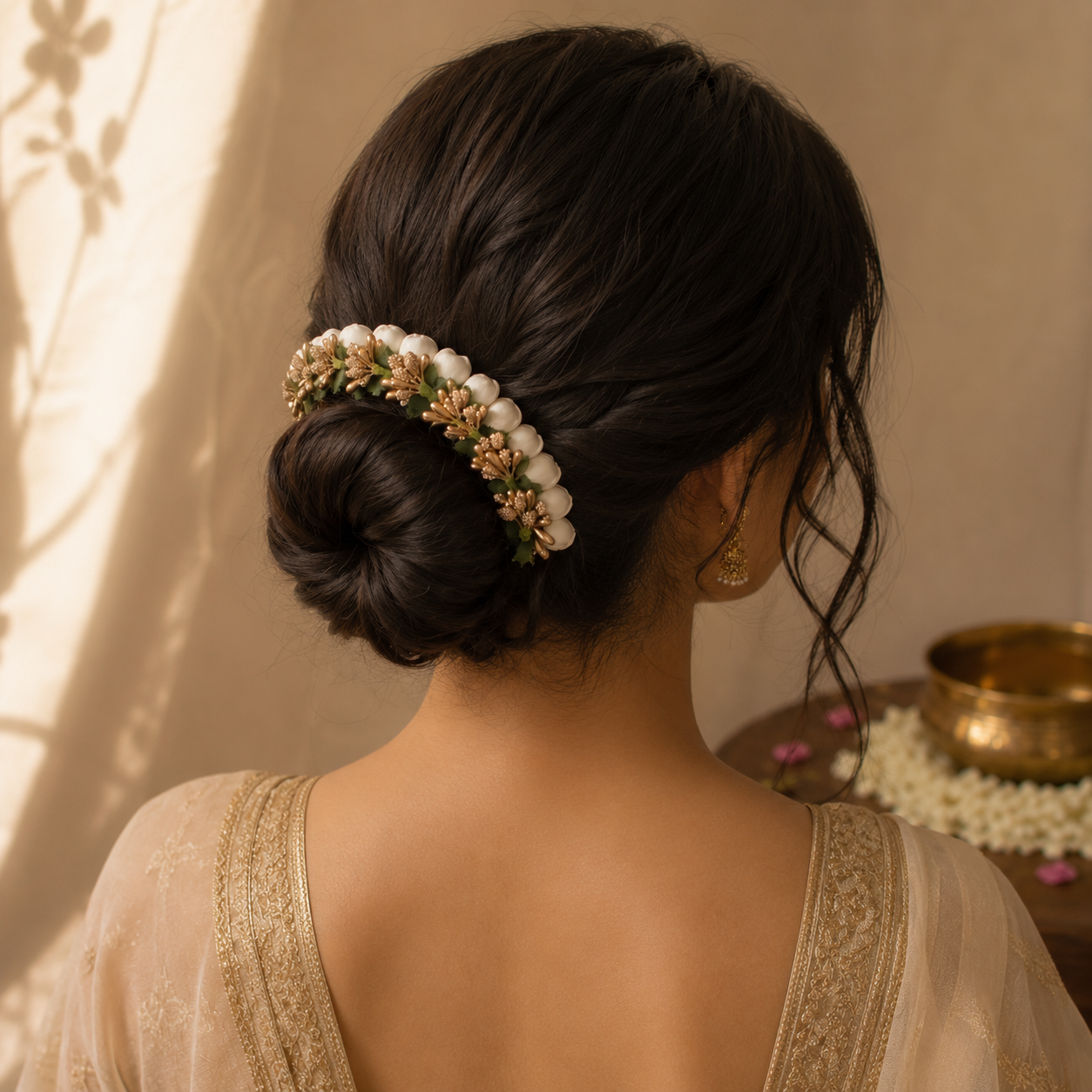 Minimal Look Floral Mogra Accessory