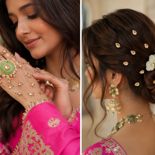 Kundan Mehendi Stickon
