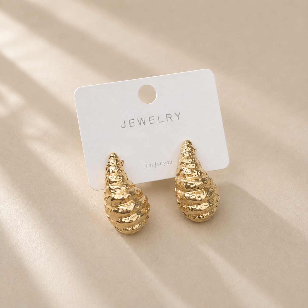 Golden Hoops - Big Size