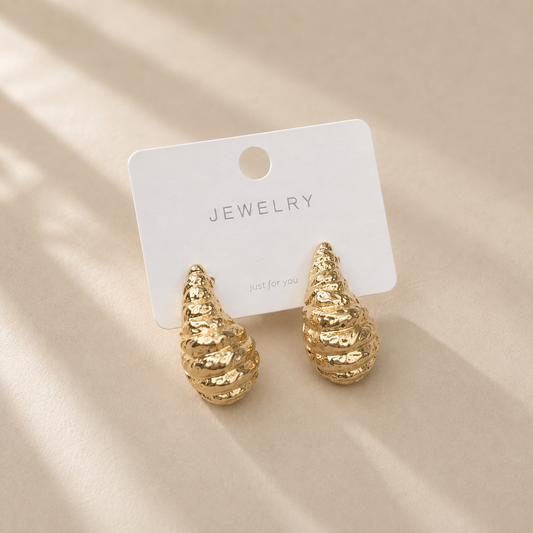 Golden Hoops - Big Size