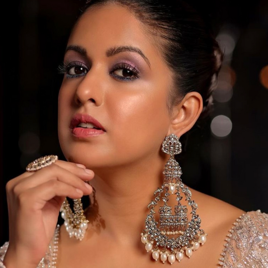 Misha Colorful Oversized Chaandbalis