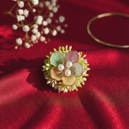 Pastel Flower Hair Clip – Bridal & Bridesmaid Hair Pin