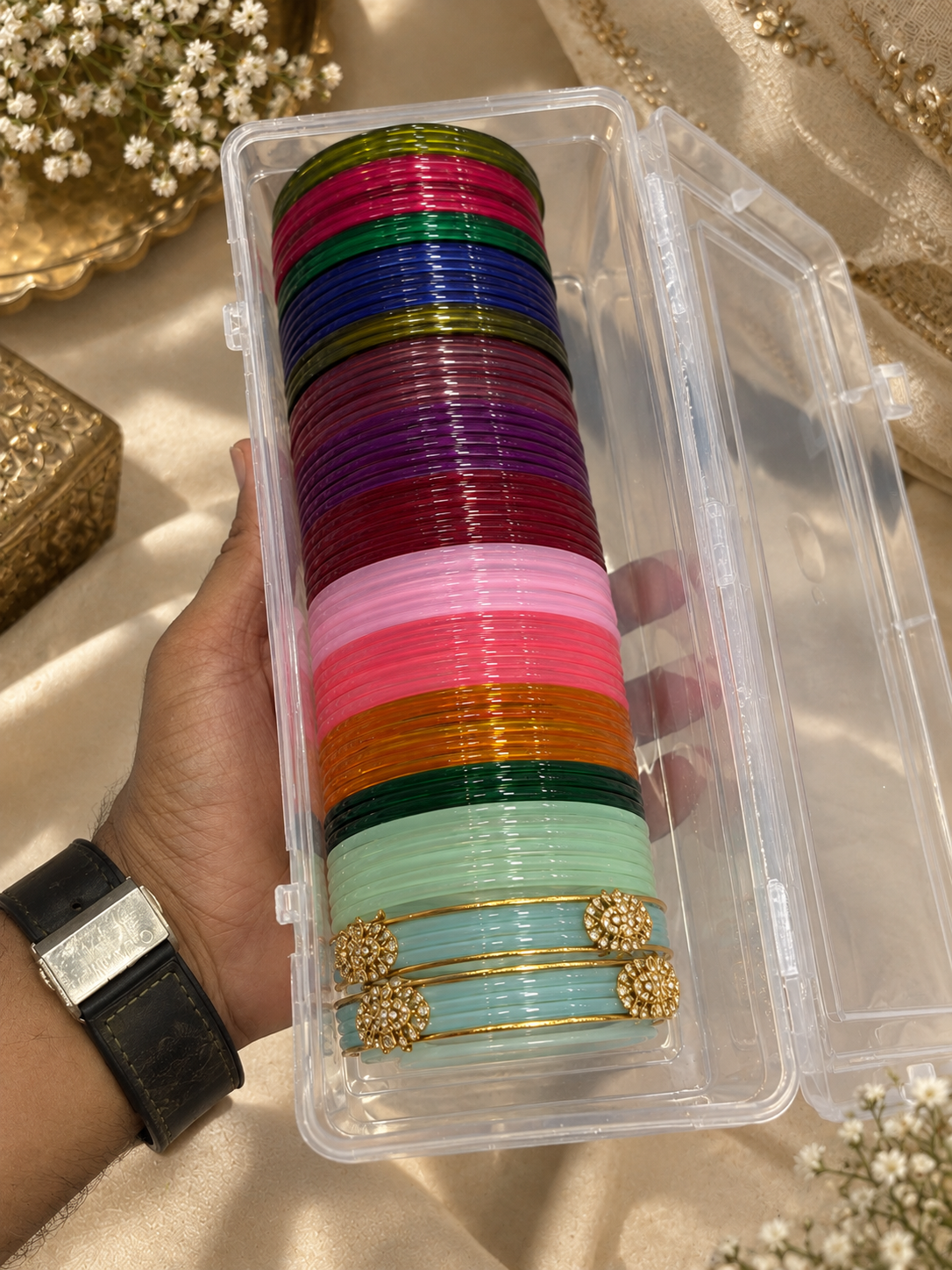 Changeable Colorful Bangle Box