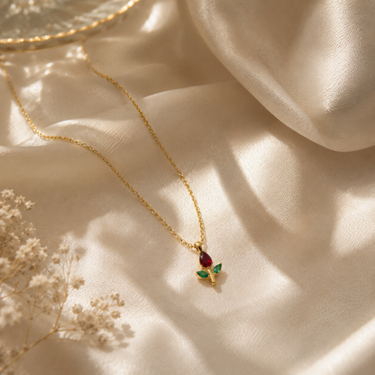 Dainty Tulip Necklace Chain
