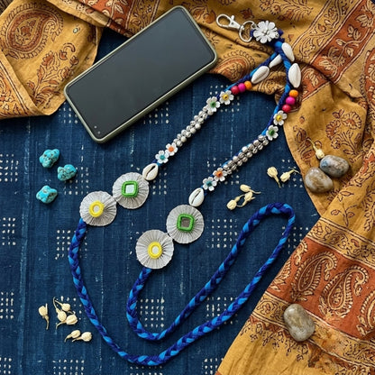 Navratri Mobile Sling - Montana Blue