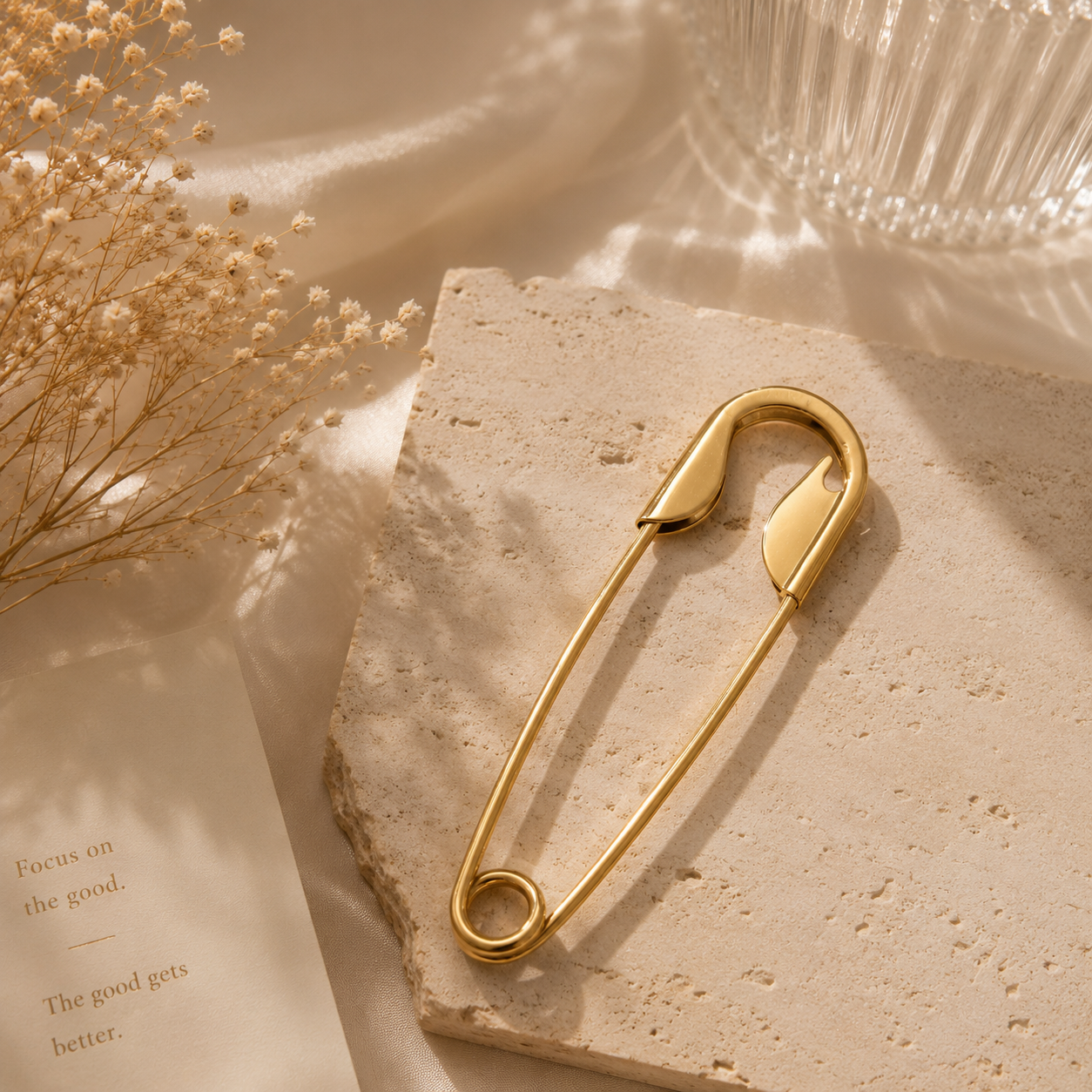 Viral Safety Pin for Hair Bun