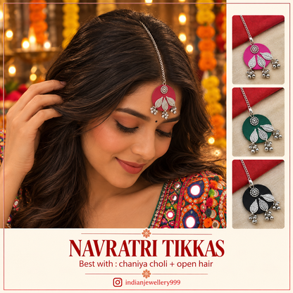 Handcrafted Colorful Tikkas for Navratri