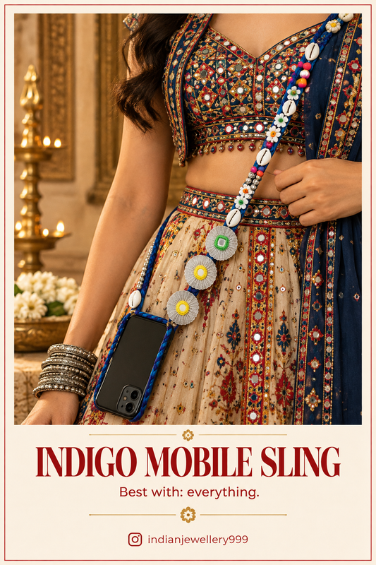 Navratri Mobile Sling - Indigo