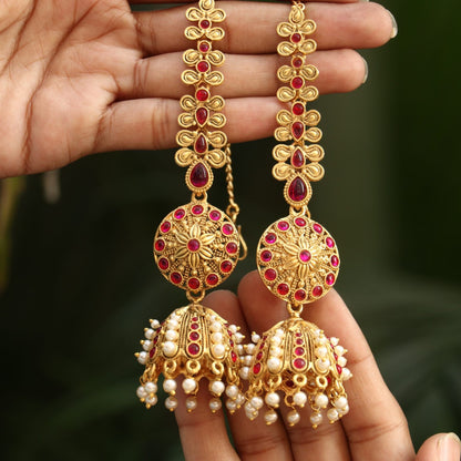 Ritika Copper Sahara Jhumkas