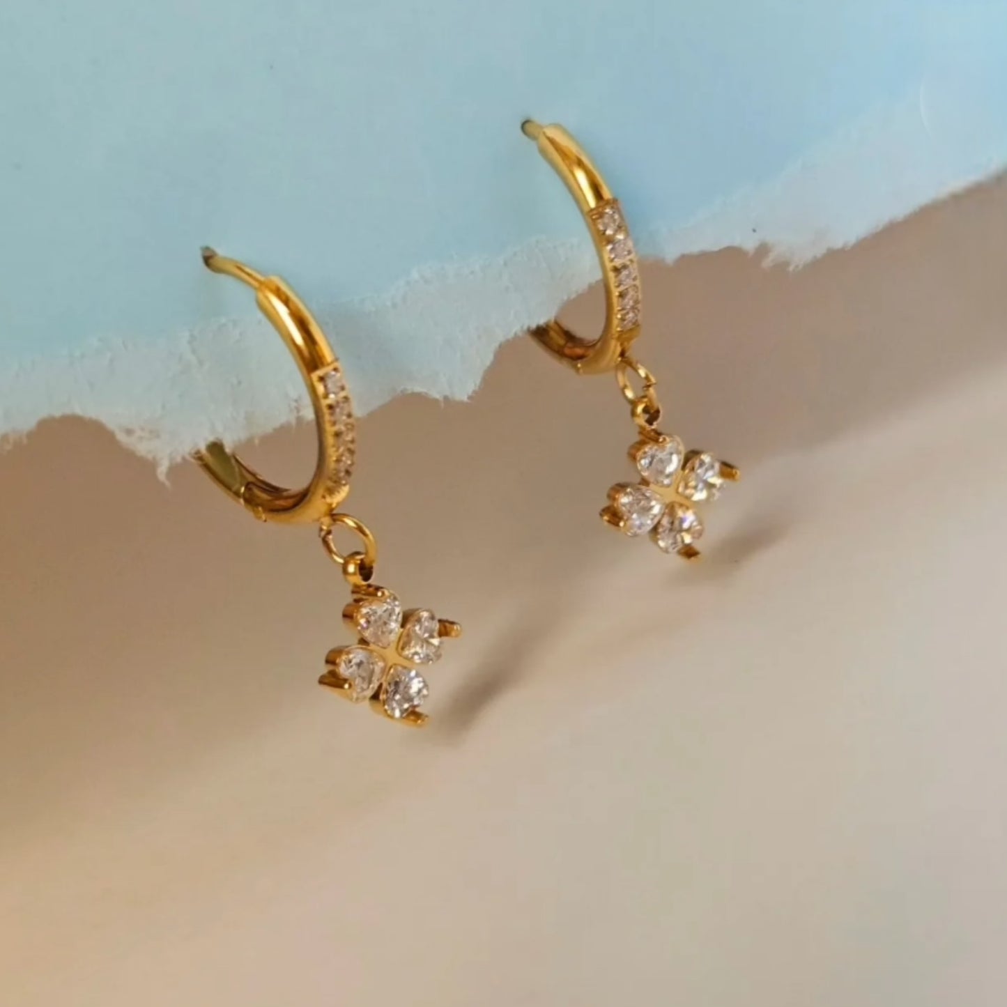 Golden AD Hoops