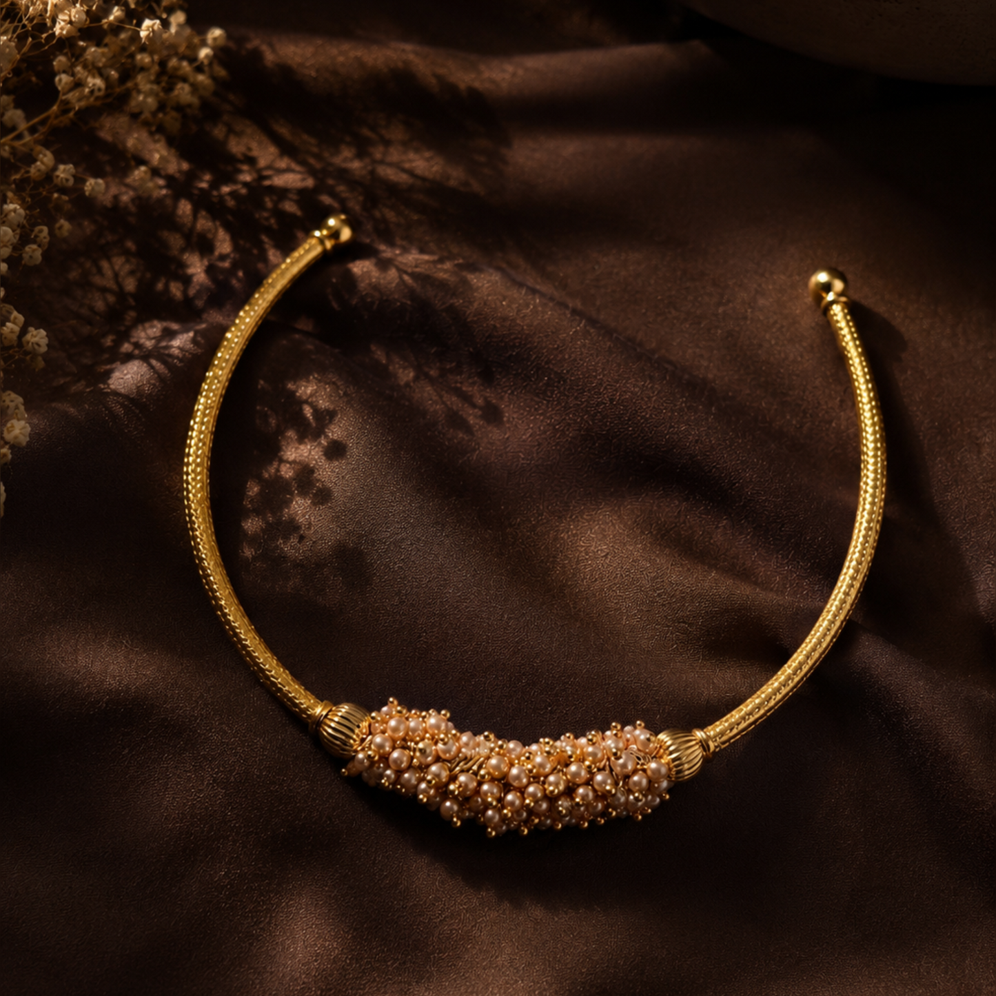 Kihu Golden Collar Jewellery Set