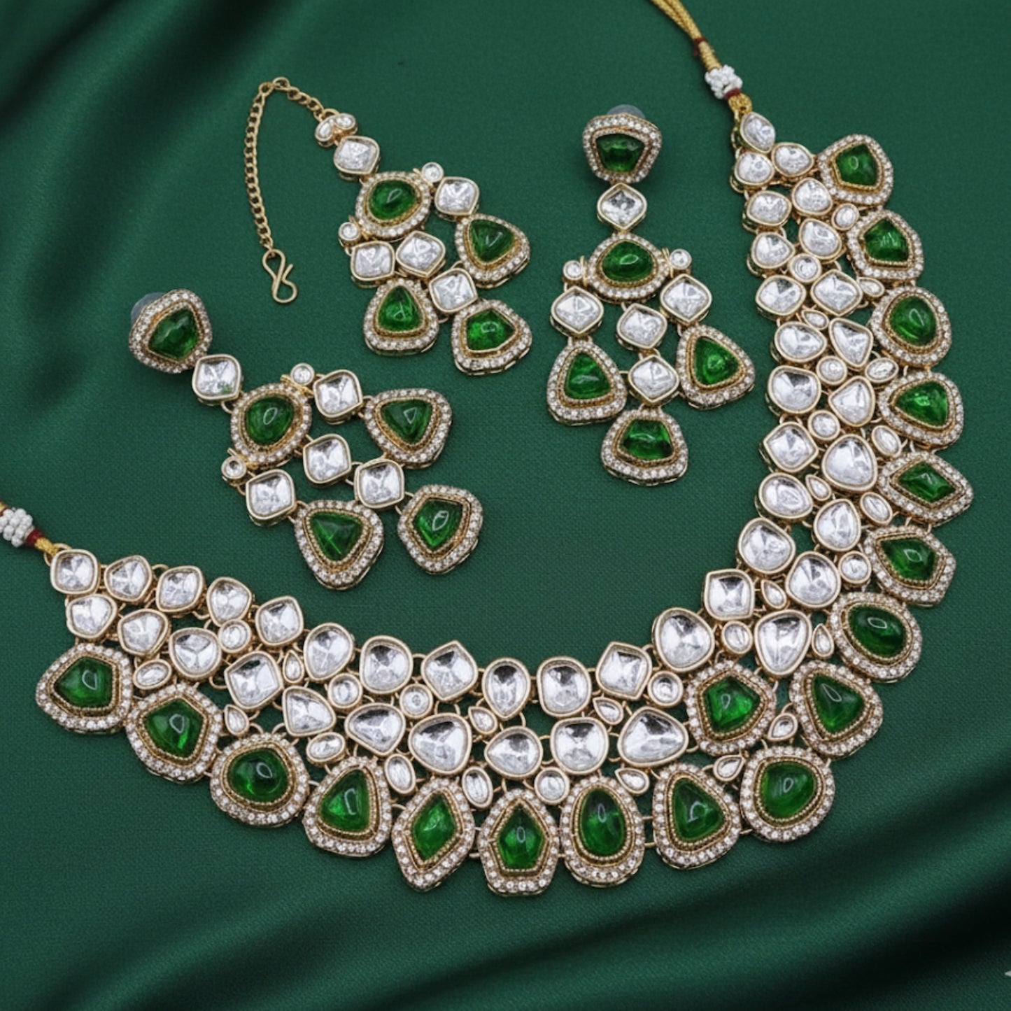 Grisha Premium Neckset with Earrings Teeka