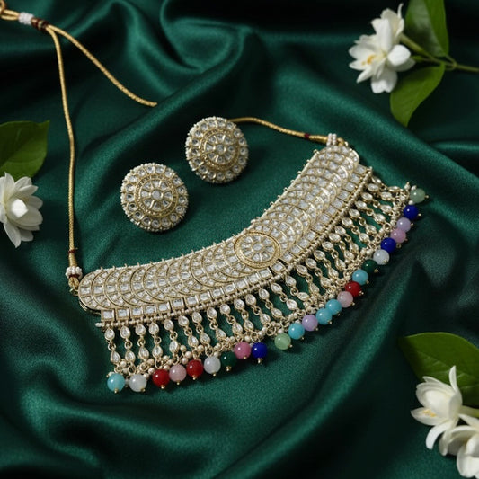 Isha Multicolor Choker Set