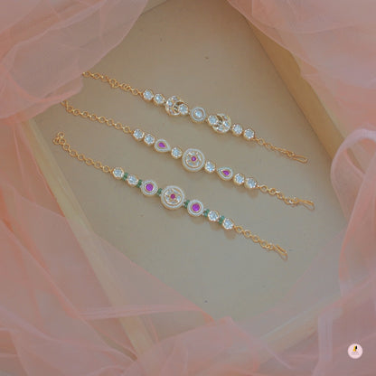 Polki Kundan Bracelets for Her