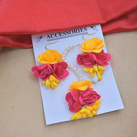 Floral Earrings Tikka