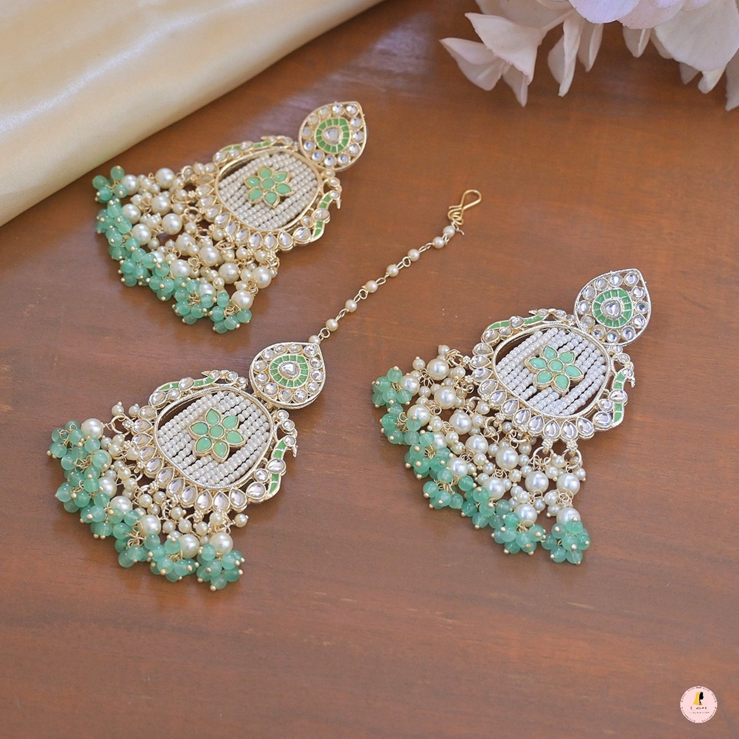 Nayana Passa Style Earrings Maangtikka