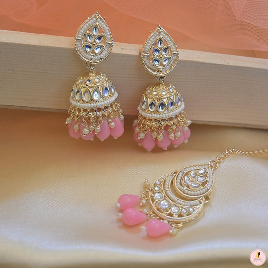 Alia Jhumka Earrings Maangtikka