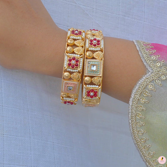 Set of 2 Traditional Rajwadi Bangles