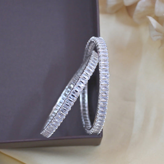 Affordable Zircon Bangles ( Set of 2 )