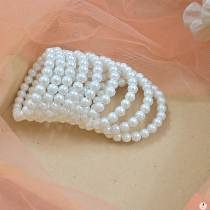 Shiny Pearl Spiral Kadas for Her