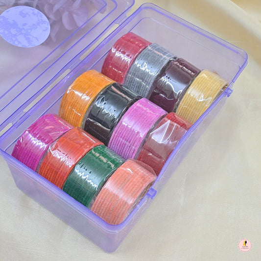 Colorful Velvet Bangle Box for Her