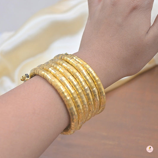 Trendy Golden Adjustable Kada