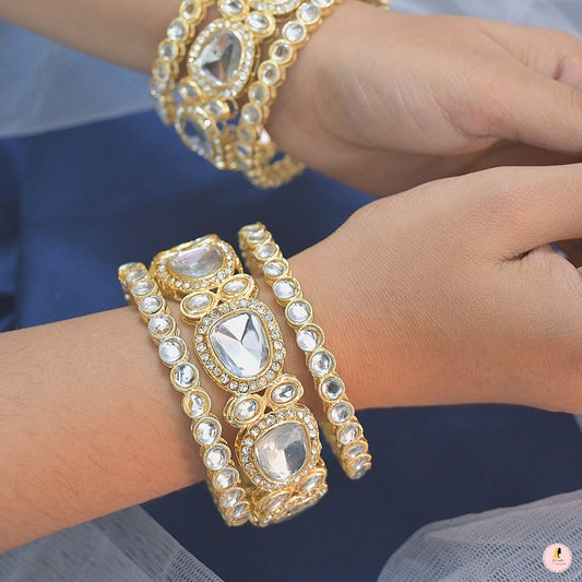 Samreen Polki Bangle Set (Set of 6)