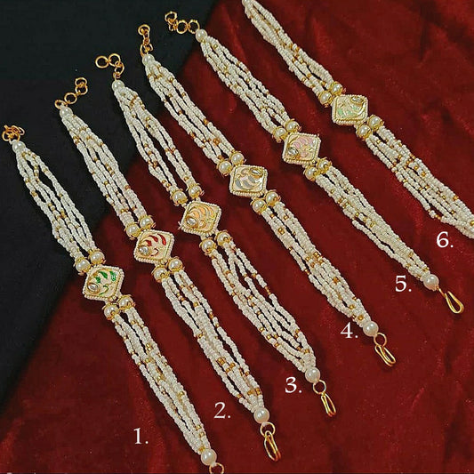 Meenakari Pearl Rakhi