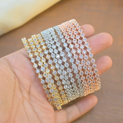 Shoma Premium Set of 4 AD Bangles