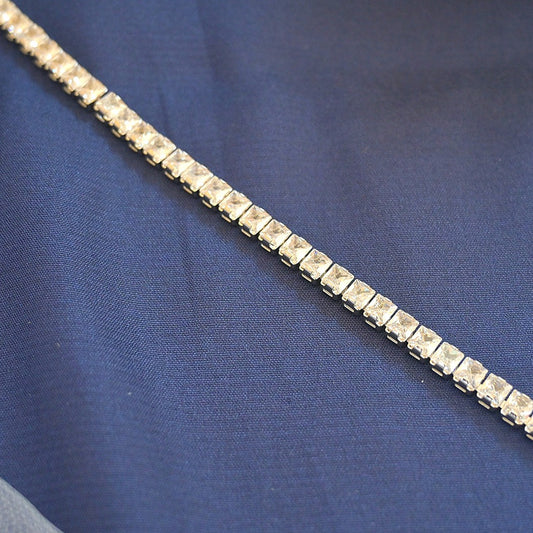 Silver Zircon Bracelet