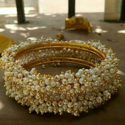 Classic Pearl Bangles