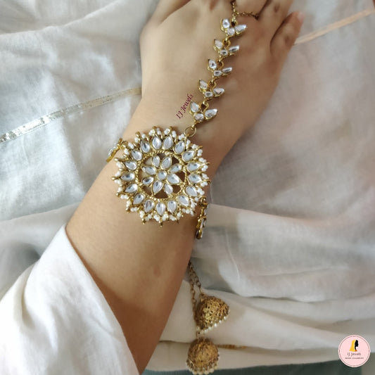 Celeb Inspired Hand Harness. Antique Tone