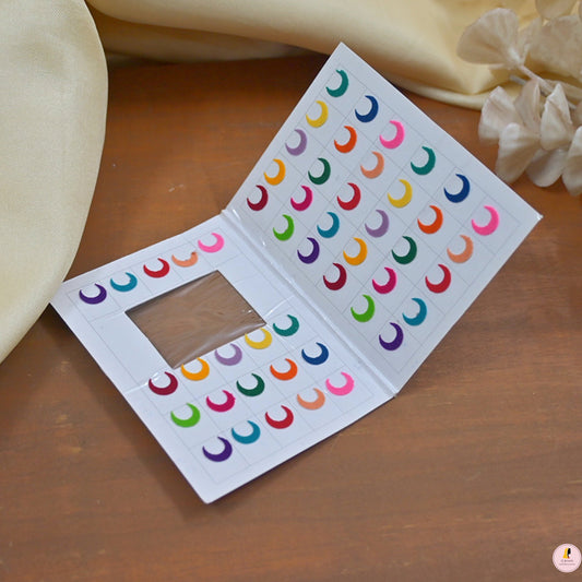 Colorful Half Moon Bindi Pack