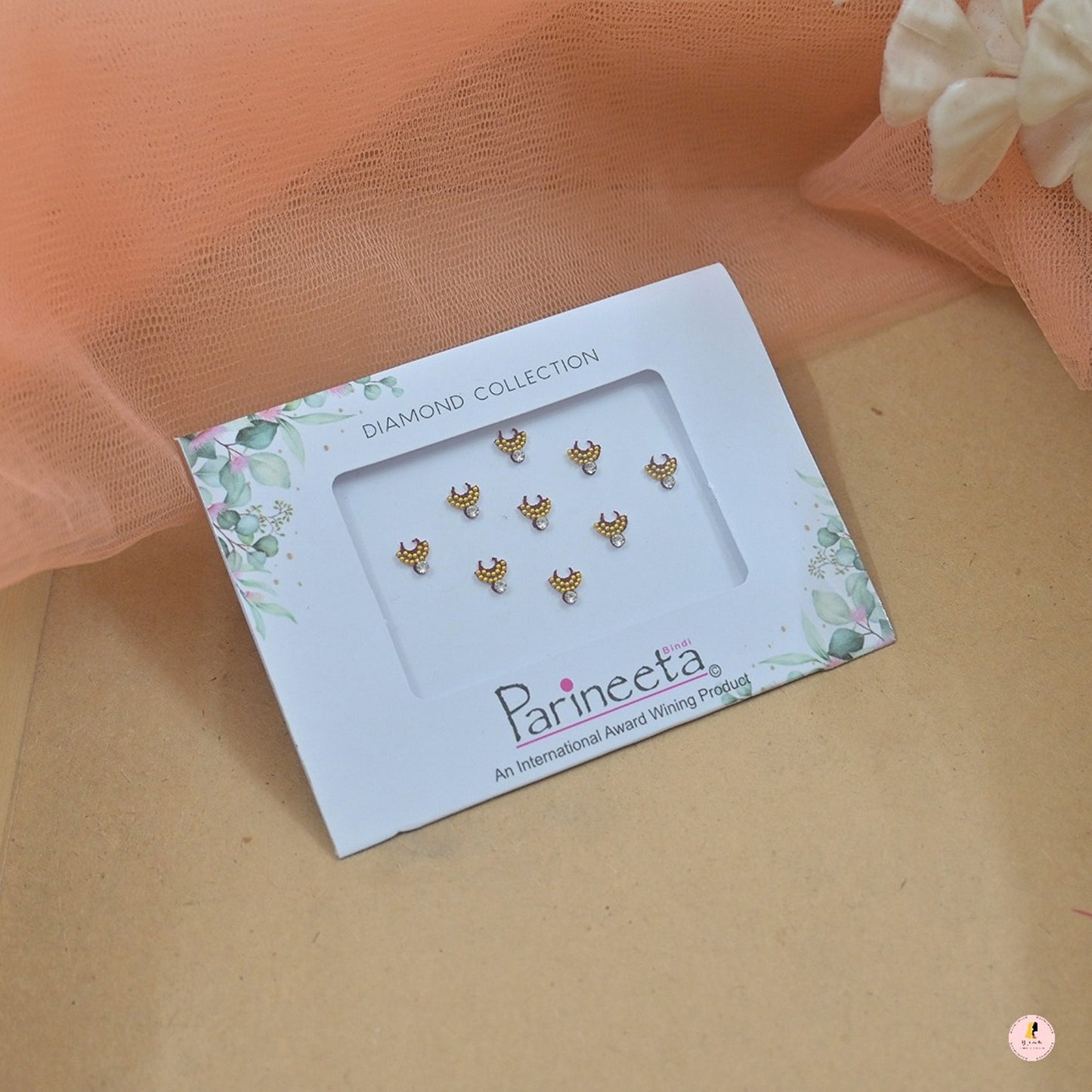 Half moon Bindi Set