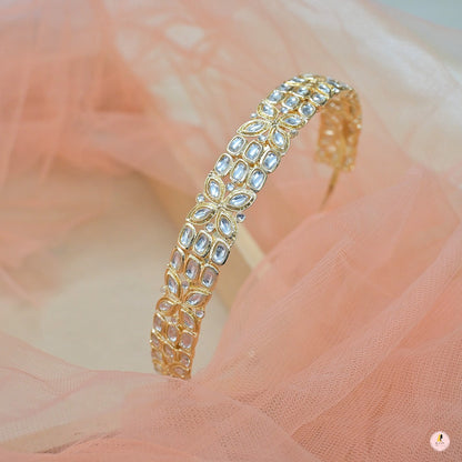 Pachi Kundan Hairband