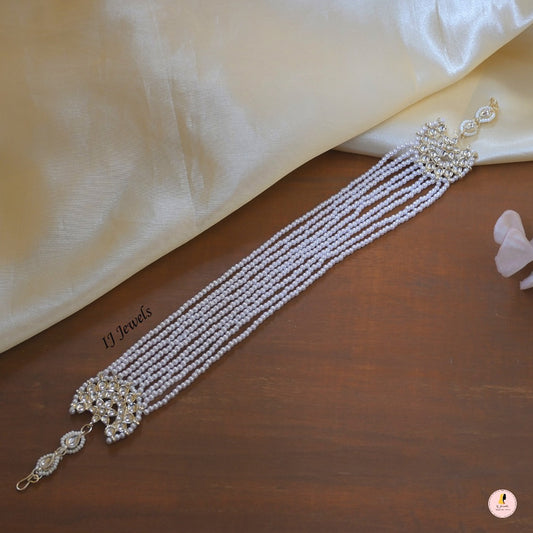 Versatile Pearl layered Sheeshpatti