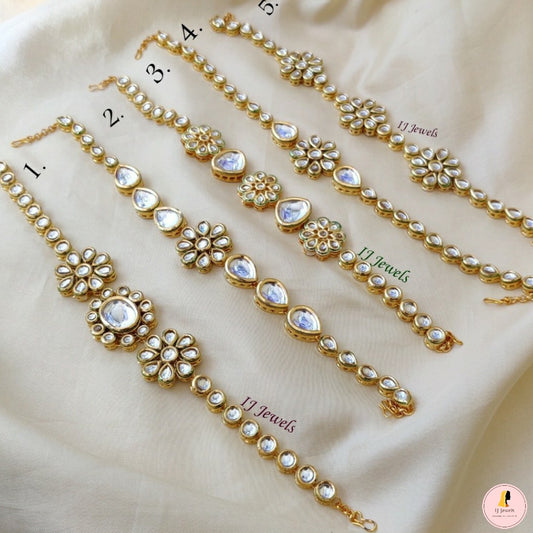 Kundan Sheeshpatti With Back Meenawork