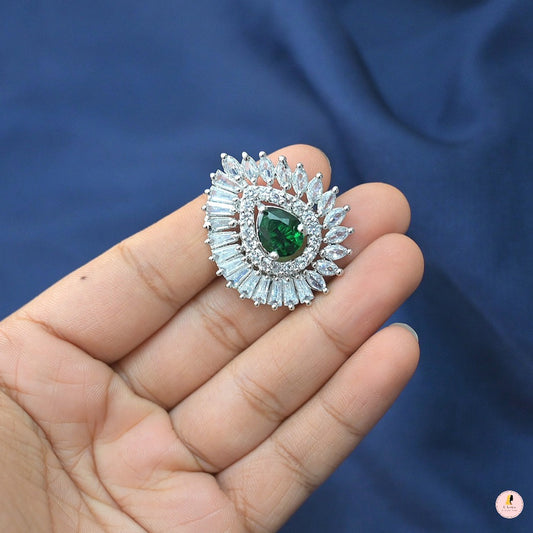 IJ Special Adjustable Stylish AD Ring