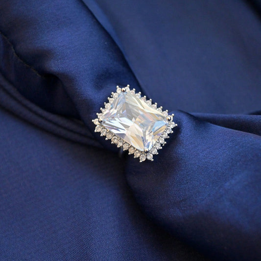Adjustable AD Silver Ring