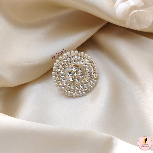 Pachi Kundan Ring